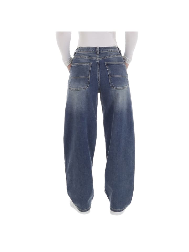 Ital-Design Jeans in Blau günstig kaufen