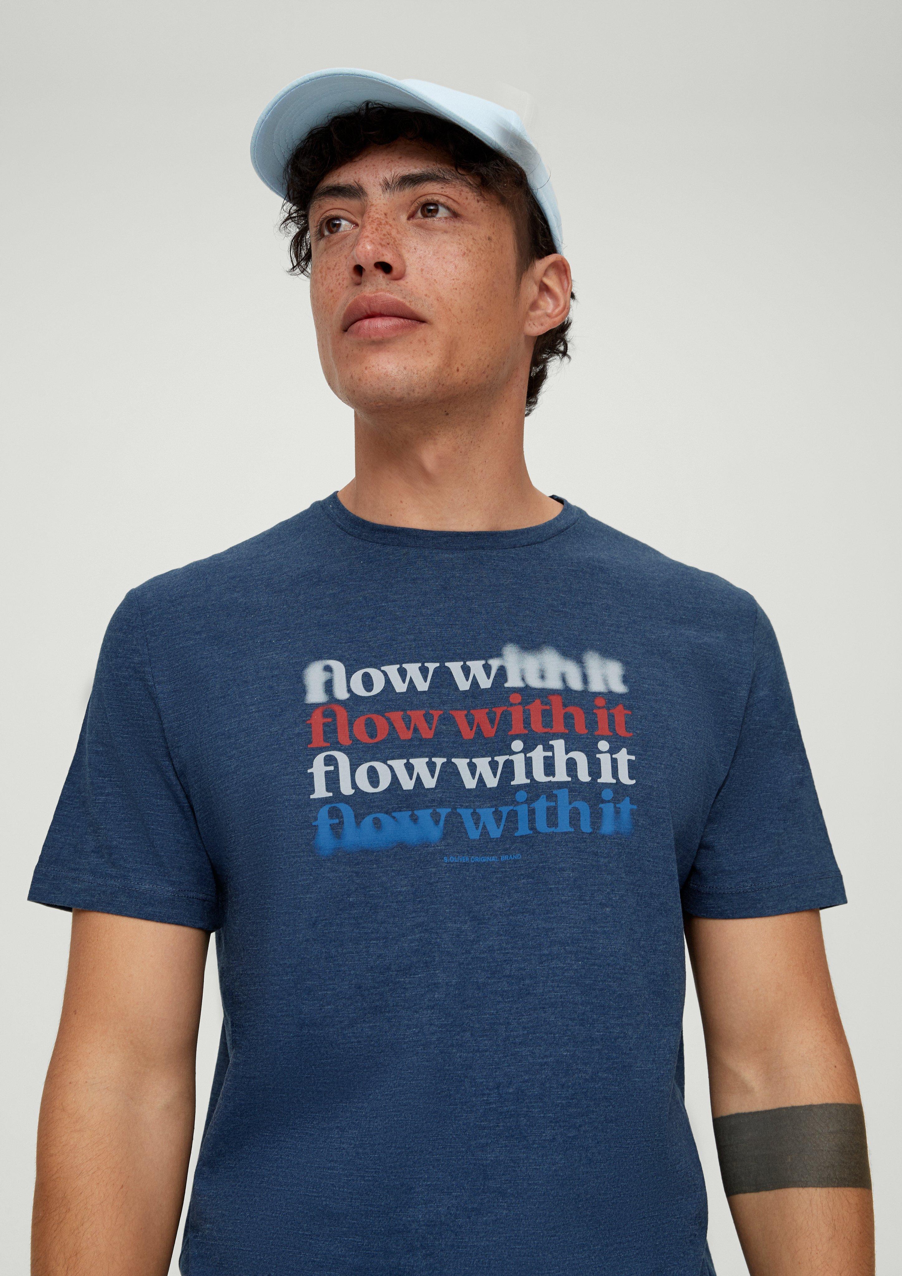 T-Shirt mit Frontprint  2131554-58D1