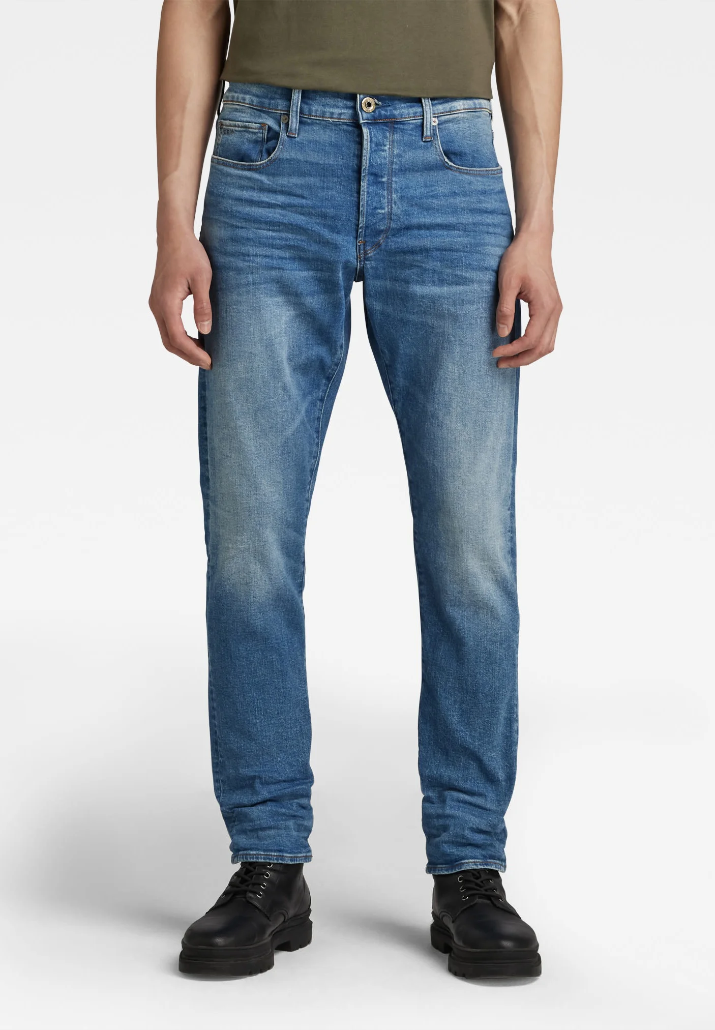 G-Star 3301 STRAIGHT TAPERED - Vaqueros de corte cónico