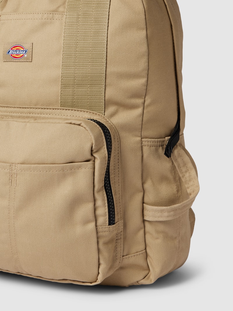 Rucksack mit Label-Patch Modell 'LISBON' in khaki