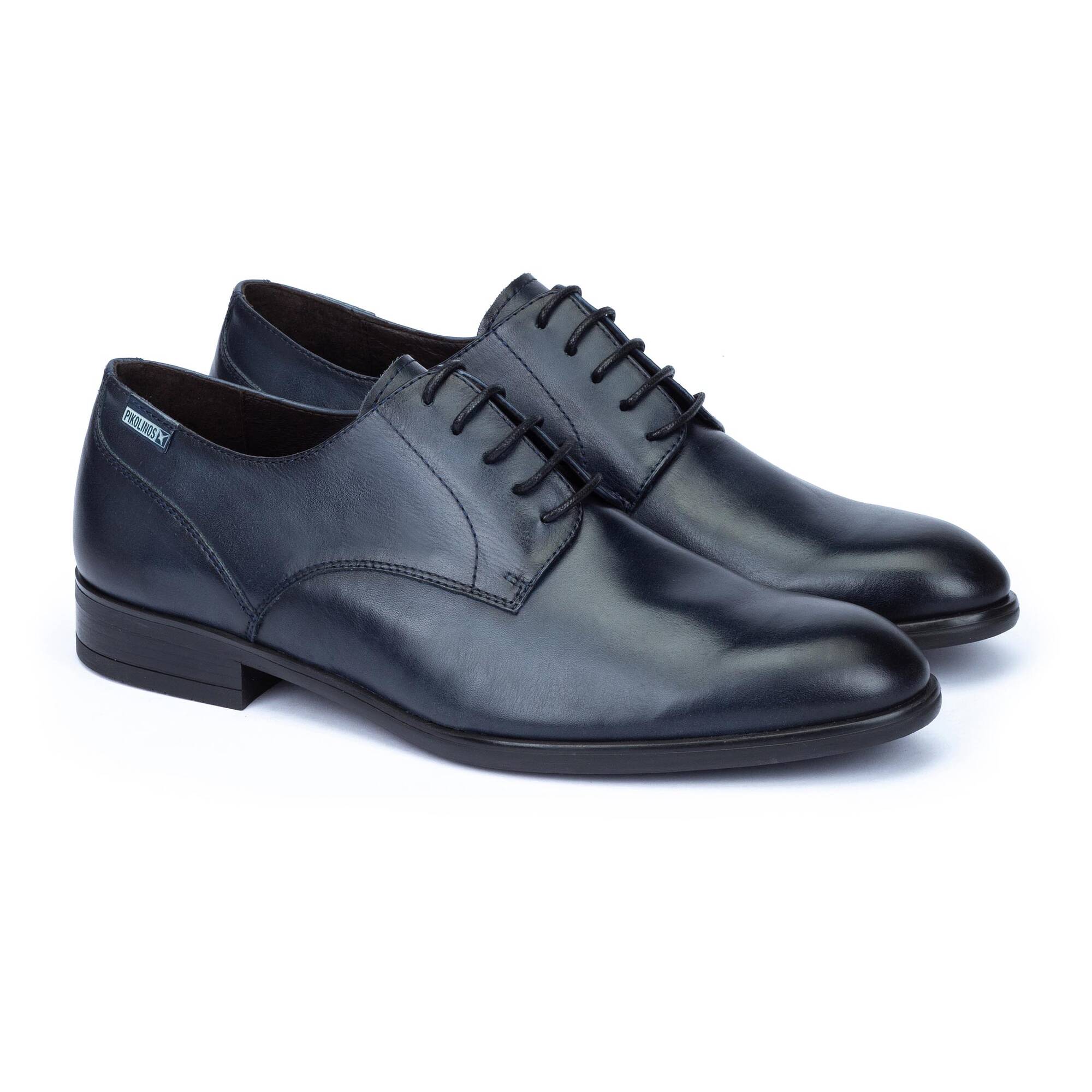 Buty wizytowe męskie - NIEBIESKIE