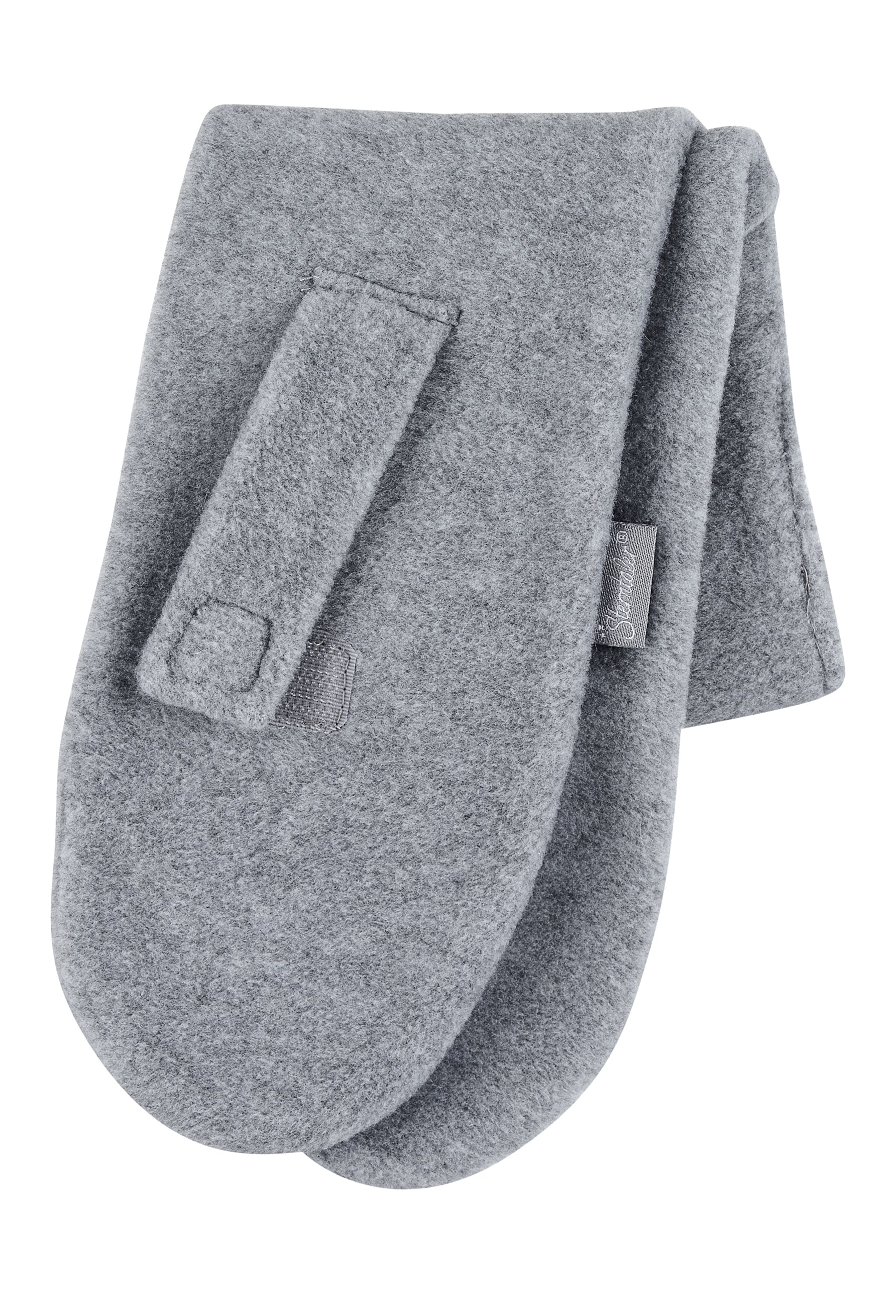 Schal aus Microfleece mit Riegel (Klettverschluss)