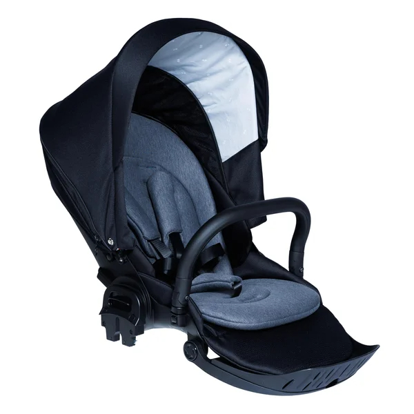 Nordbaby Active Lux Stroller Set Black Ink, Chrome Frame