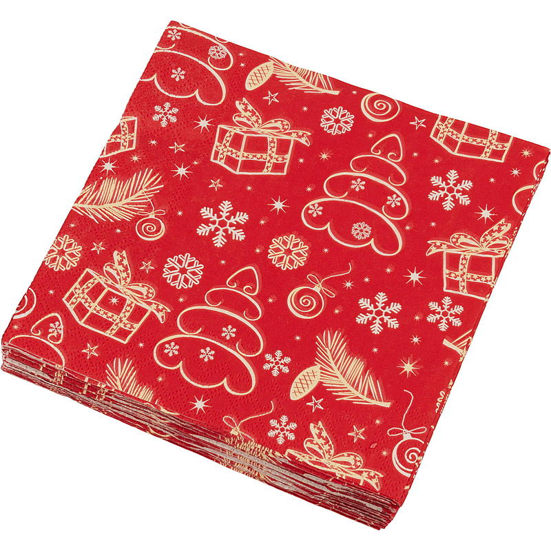 Vie Eco Servietter 20-pk 33x33 cm, julemotiv