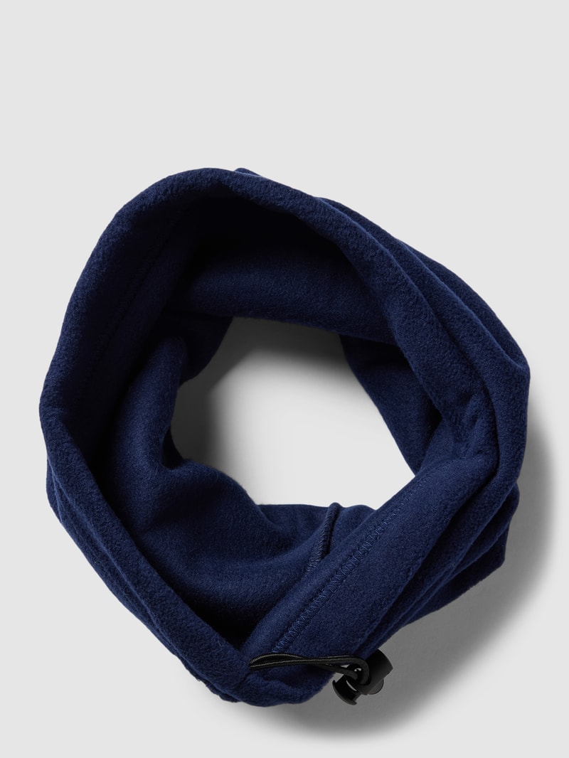 Loop-Schal mit Tunnelzug in marineblau
