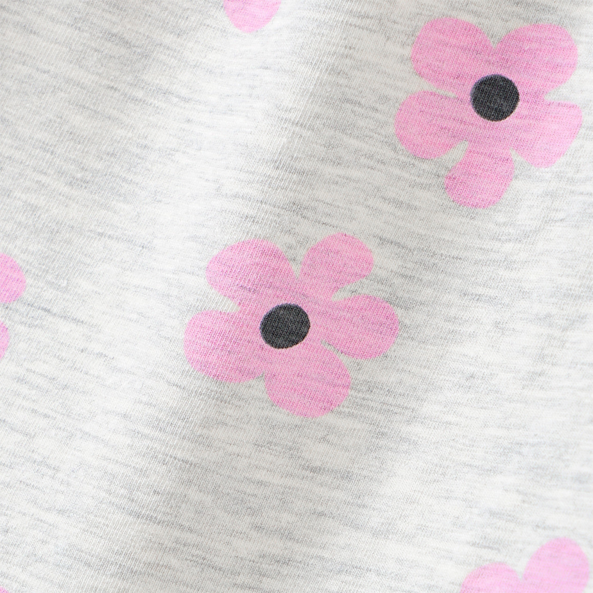 Newborn Langarmshirt mit Blumen-Allover