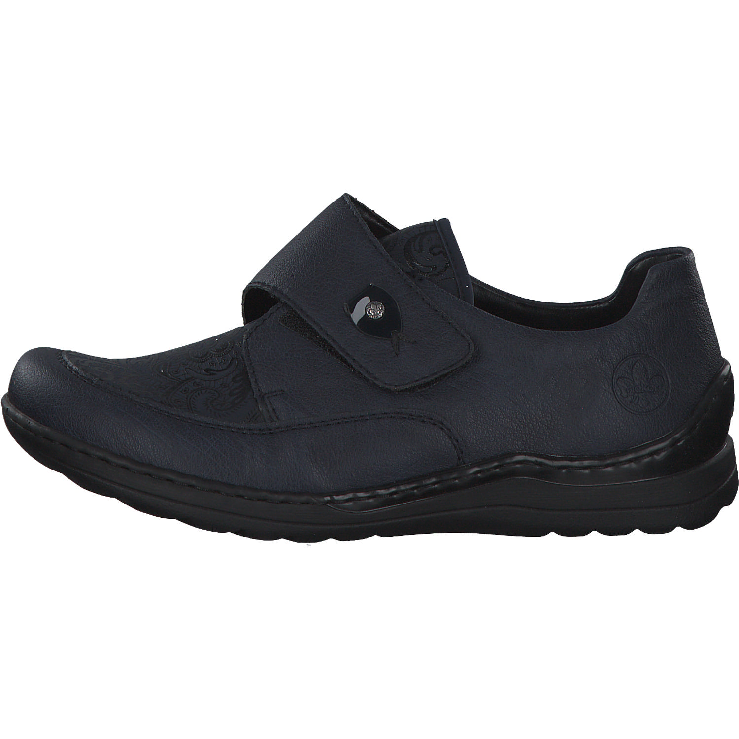 Rieker 48951, Klassische Halbschuhe, Damen, ozean/navy/marine
