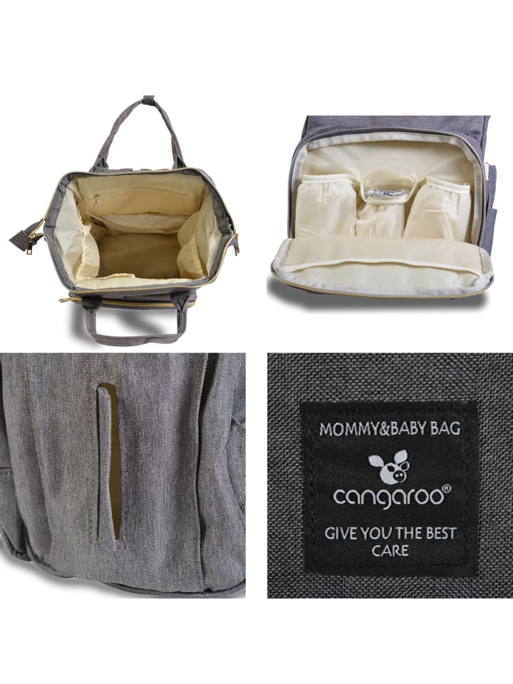 Cangaroo Kinderwagentasche, Rucksack Amelia in grau günstig kaufen onesize