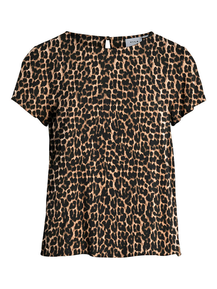 Vila Bluse in Beige/ Braun günstig kaufen