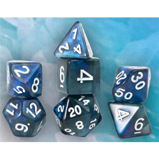 RPG Dice Set - Treasure Series: Sapphire (8)