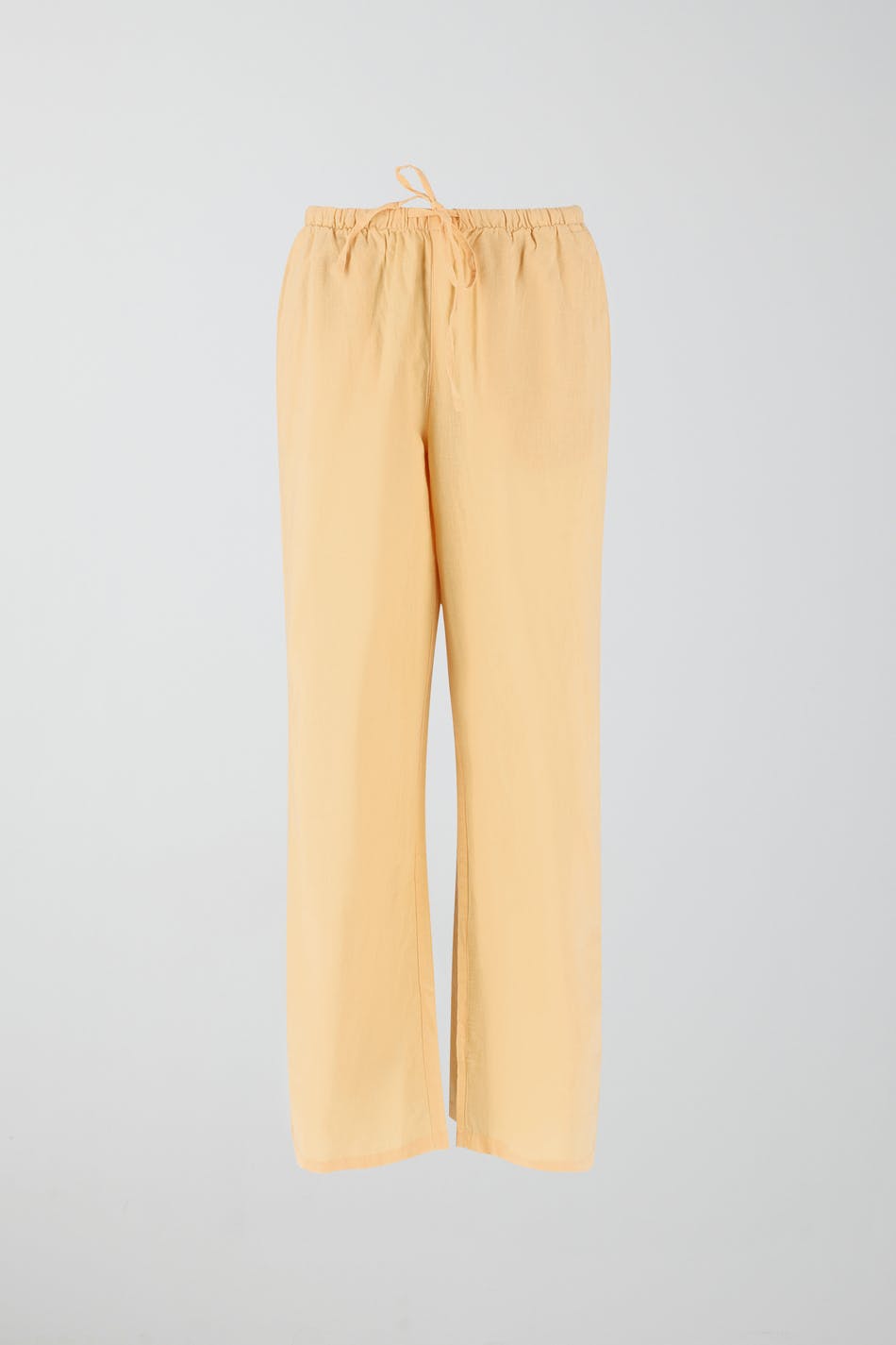Linen blend trousers