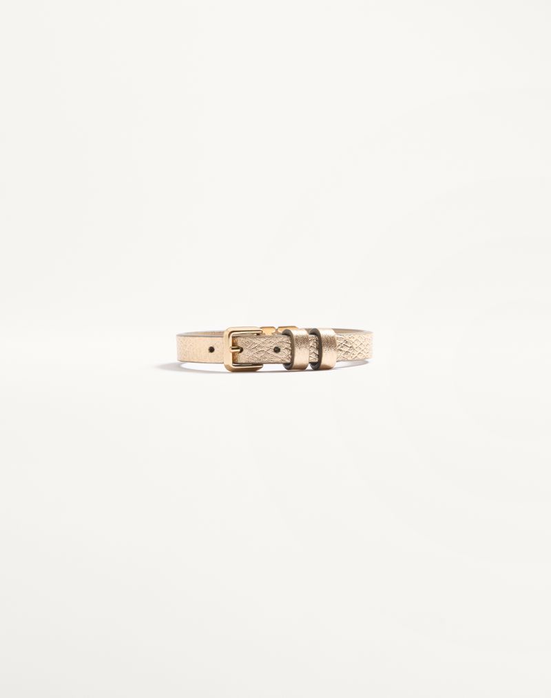 VLogo Signature Valentino armbånd i lamineret læder og Swarovski® krystaller