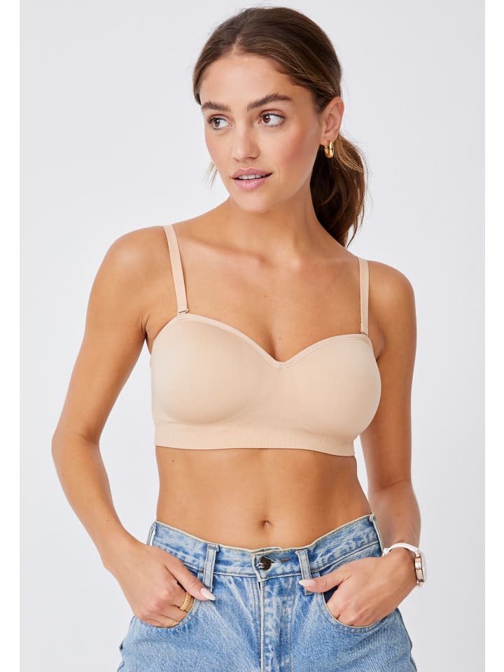 Jockey Bandeau Seamfree Multiway in Beige günstig kaufen