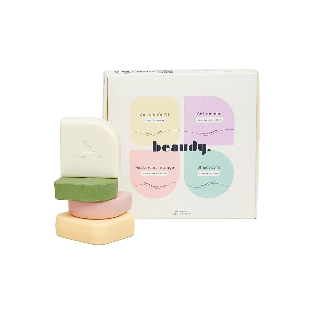 beaudy Coffret Famille - Routine Solide Coffret Routine