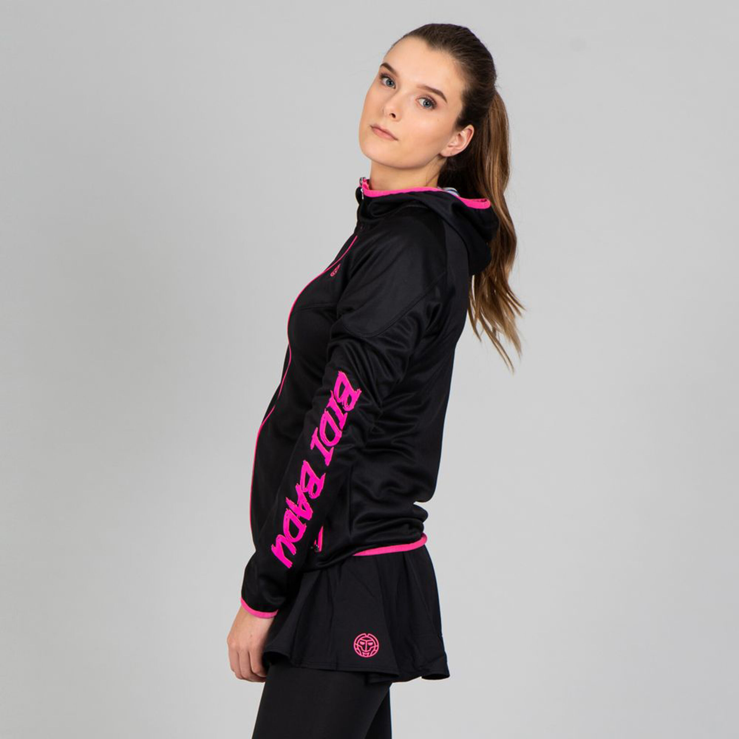 Inga Tech Trainingsjacke Damen - Schwarz, Pink