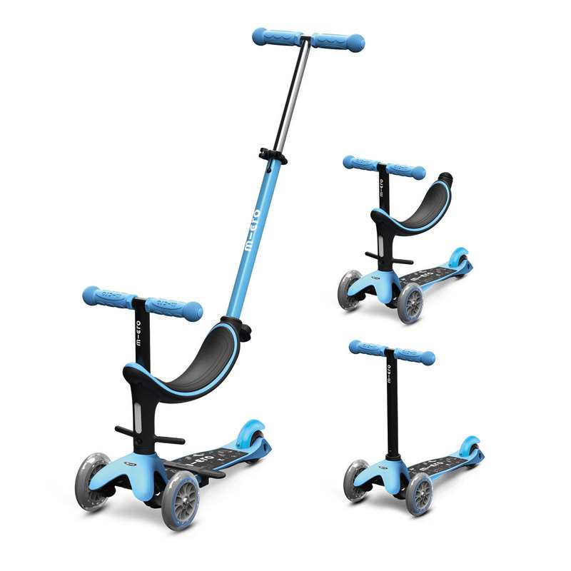 Trottinette évolutive - Mini 3 en 1 révolution bleue Micro