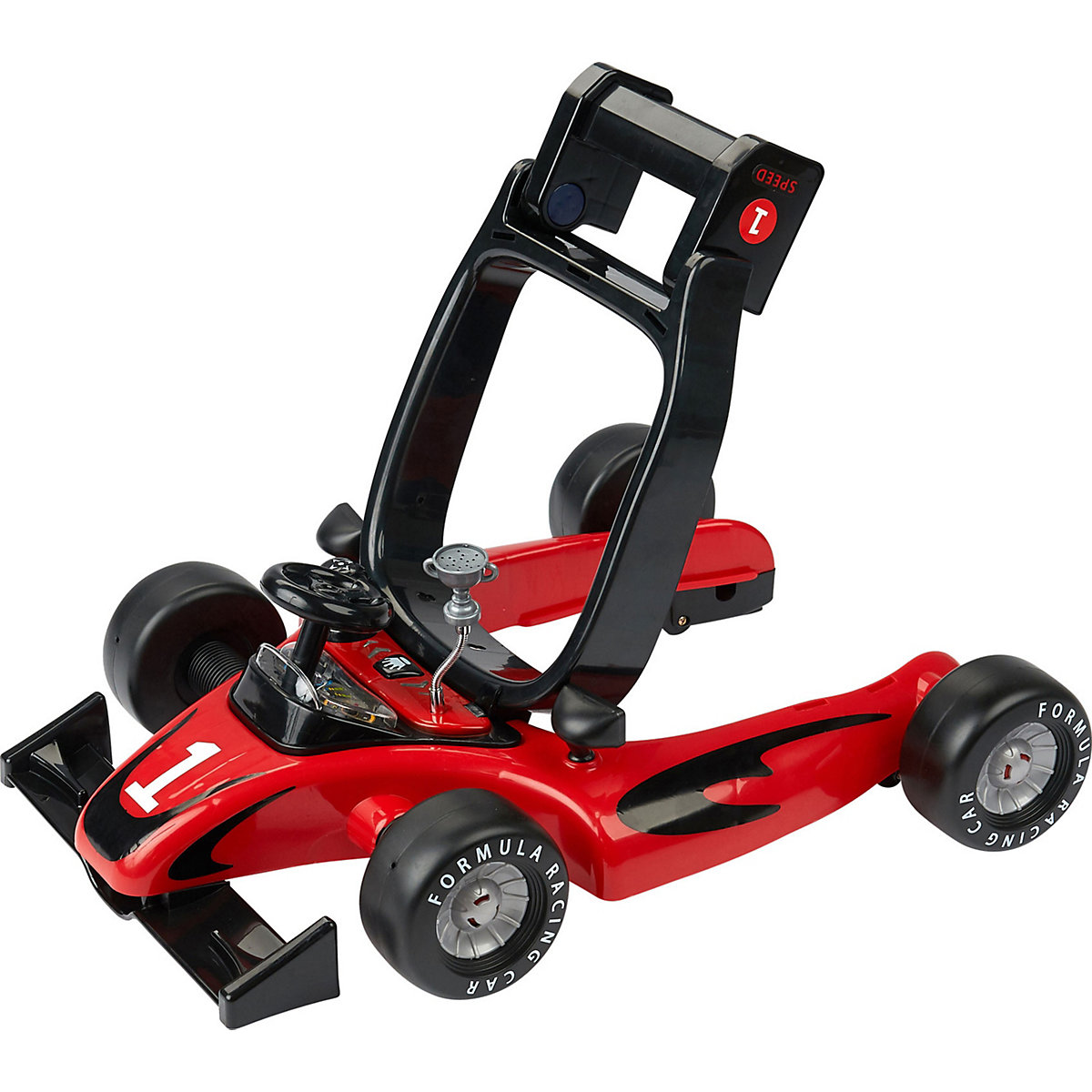 Lauflernwagen Lauflernhilfe Gehfrei 2 in1 mit Ton und Licht  LITTLE RACER 73 x 64 x 40 cm