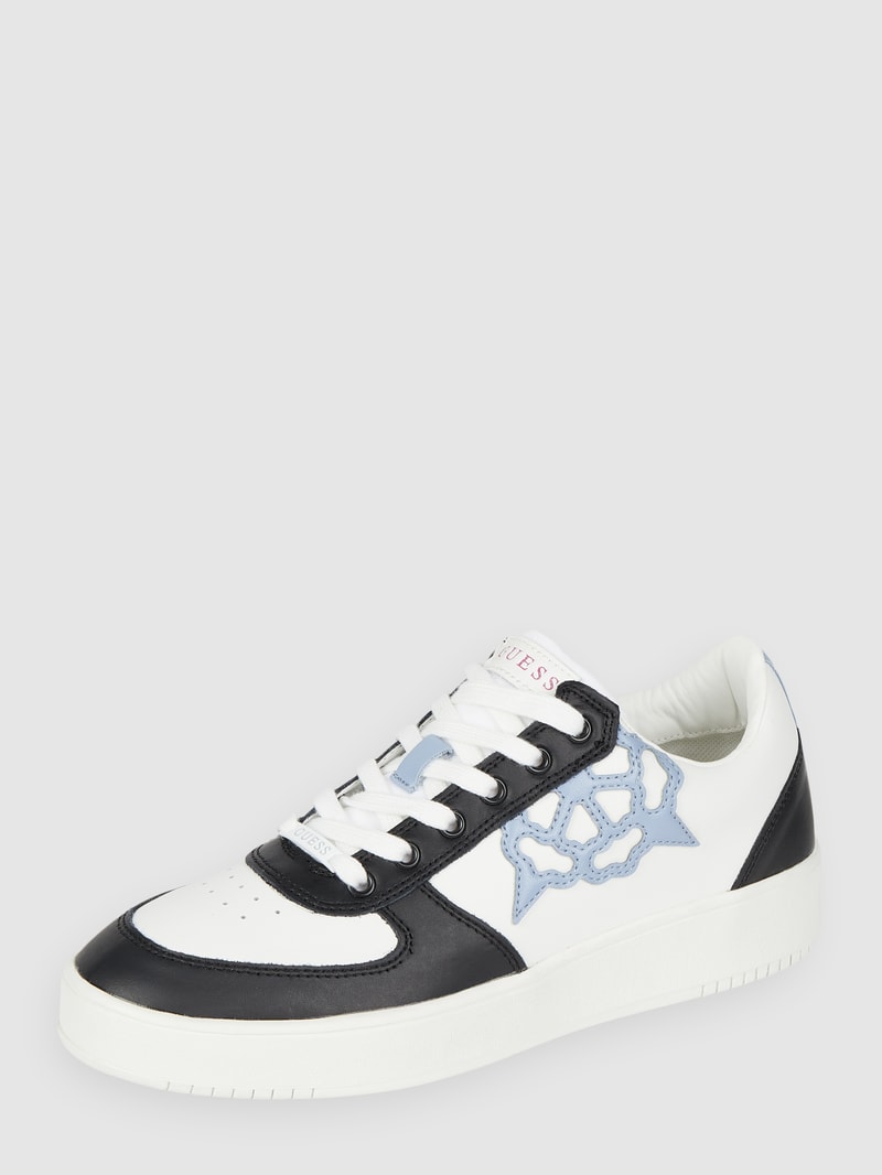 Sneaker aus Leder Modell 'Sidny' in schwarz