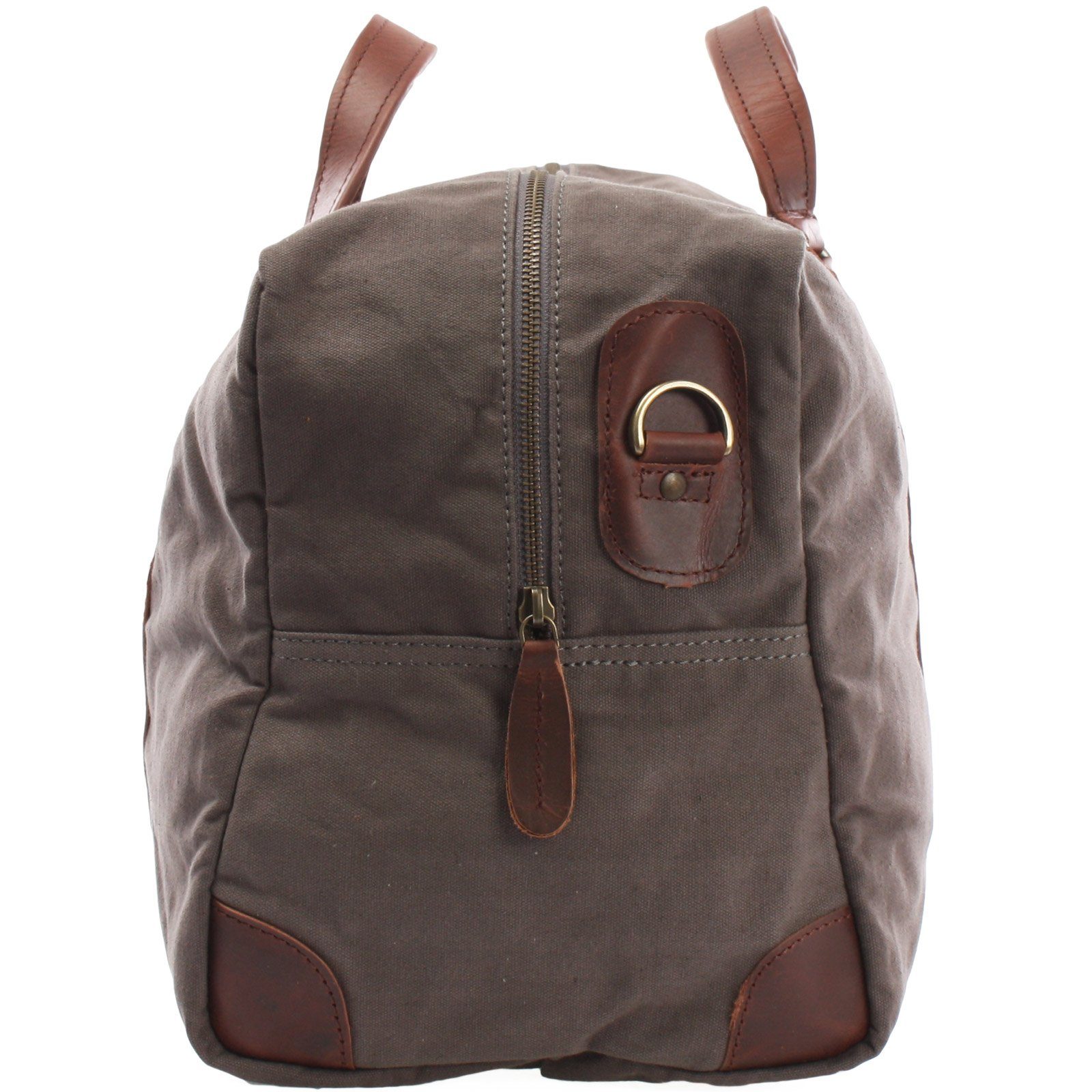 LECONI Weekender kleiner Weekender Sporttasche Canvas Leder LE2009