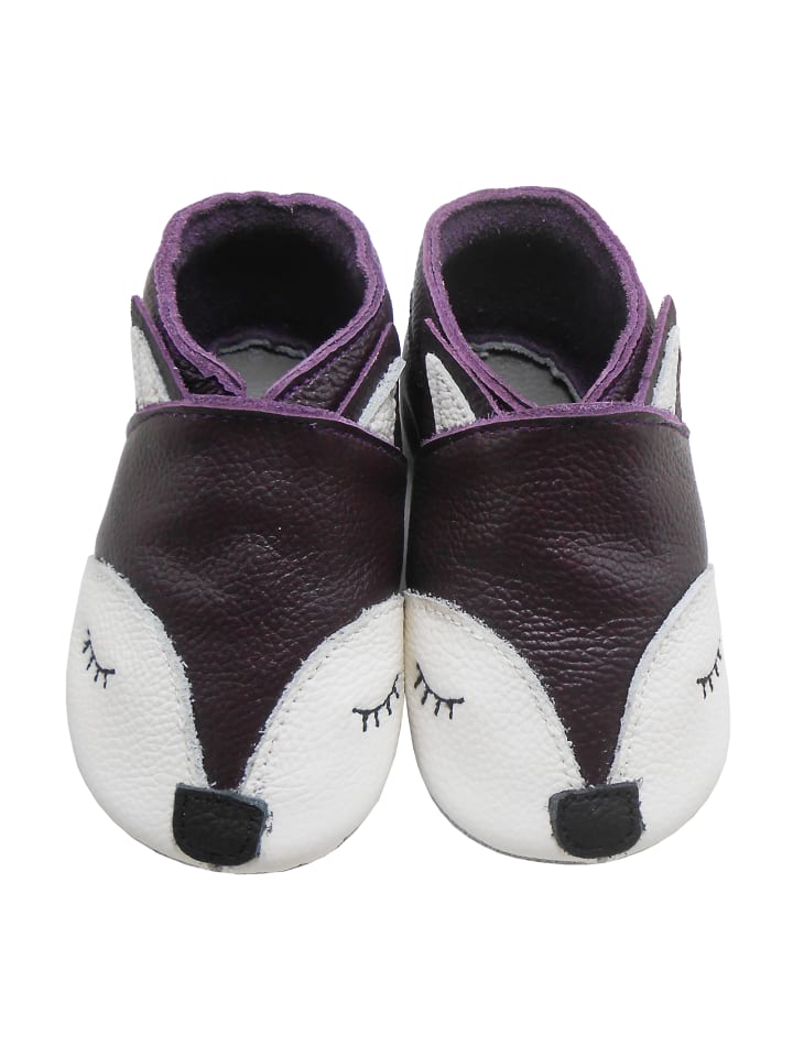 Yalion Baby Krabbelschuhe in Fuchs Dunkellila günstig kaufen
