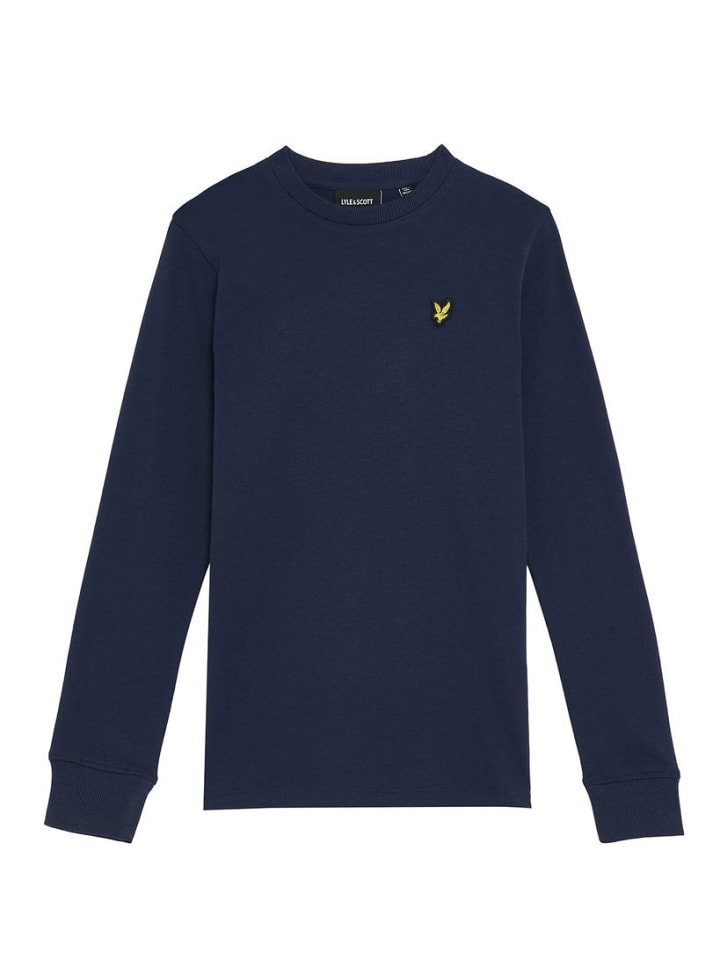 Lyle & Scott Langarmshirt in Blau günstig kaufen