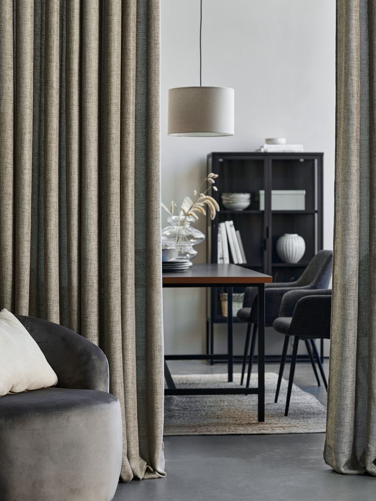 ANHOLT curtain ANHOLT 1x140x300cm dirty green