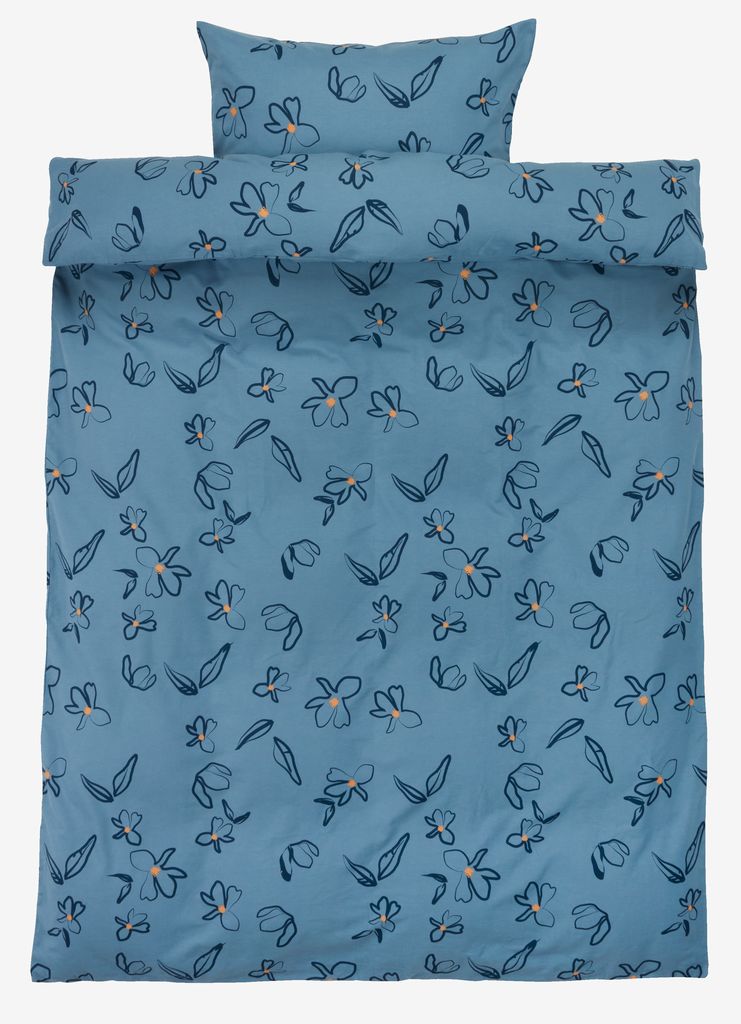 MAJA plus MAJA roupa de cama de flanela 140x200 azul marinho