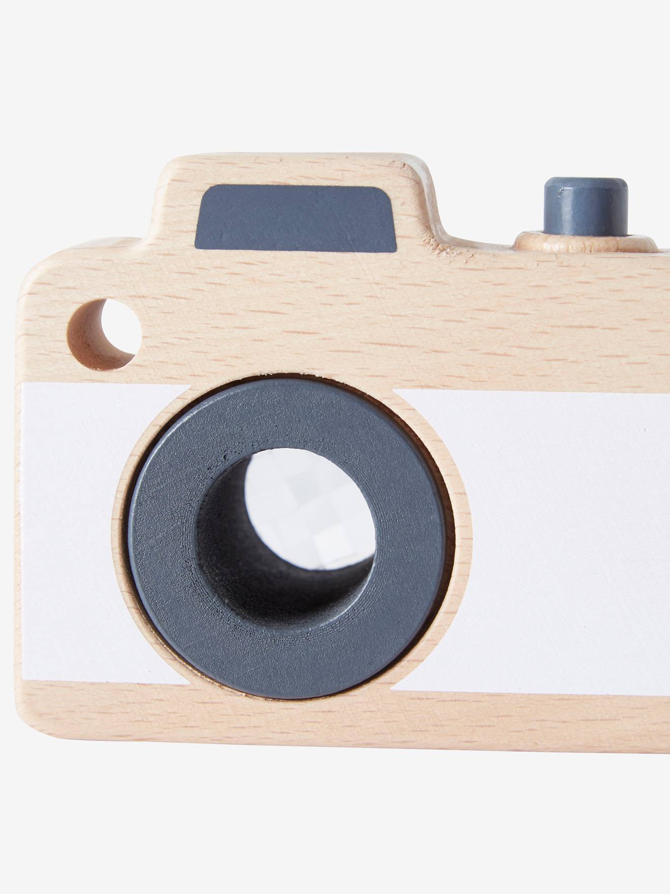 Appareil photo en bois FSC® blanc