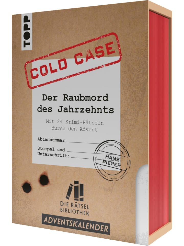 frechverlag Adventskalender - Die Rätselbibliothek Cold Case: Der Raubmord des Jahrzehnts günstig kaufen onesize