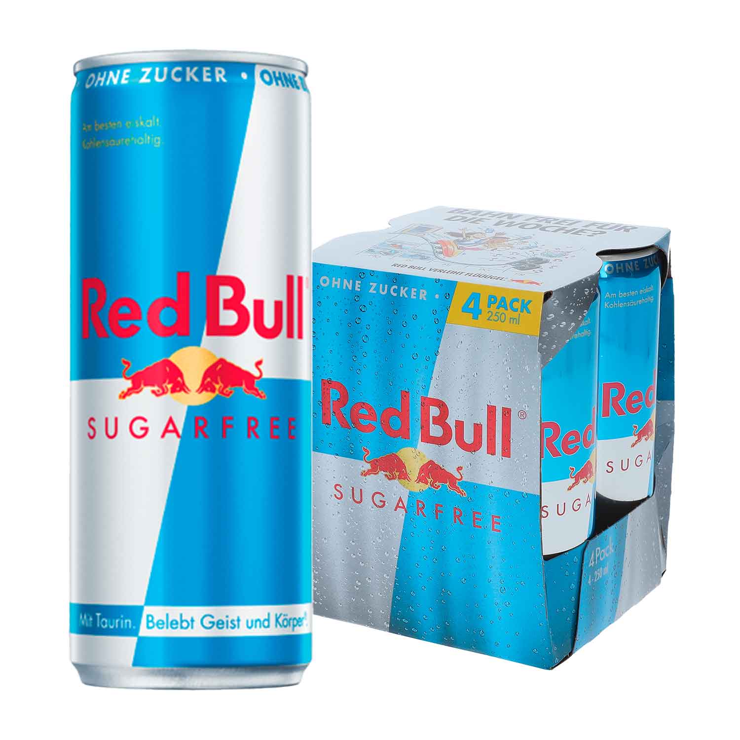 Red Bull Sugarfree 4x250ml