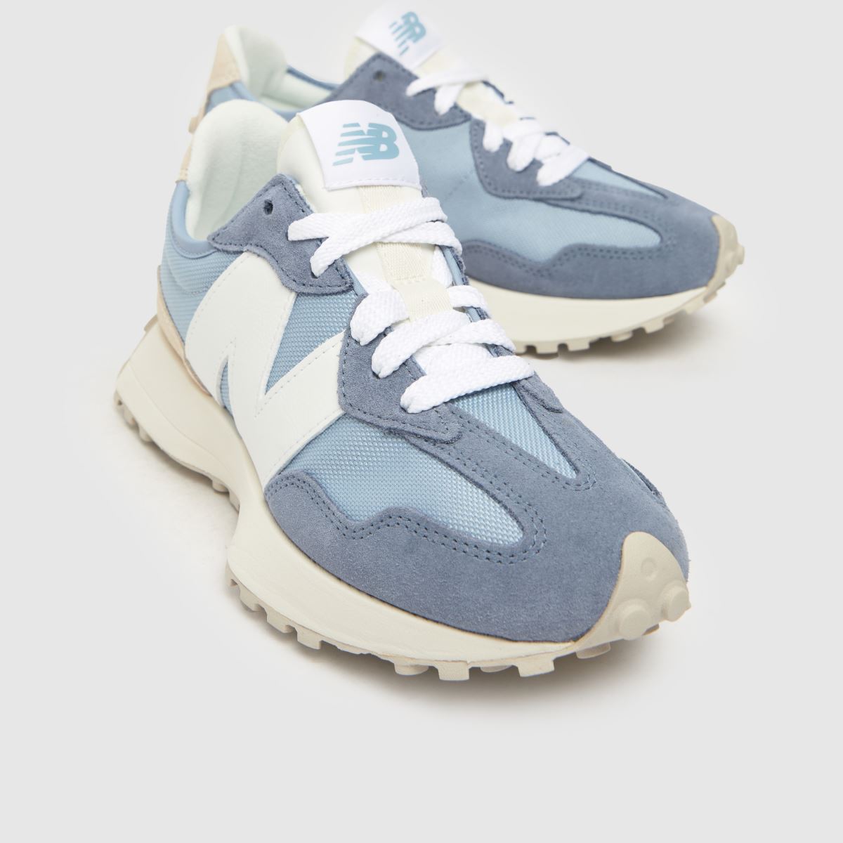 New Balance 327 sportcipő fehér és kék színben