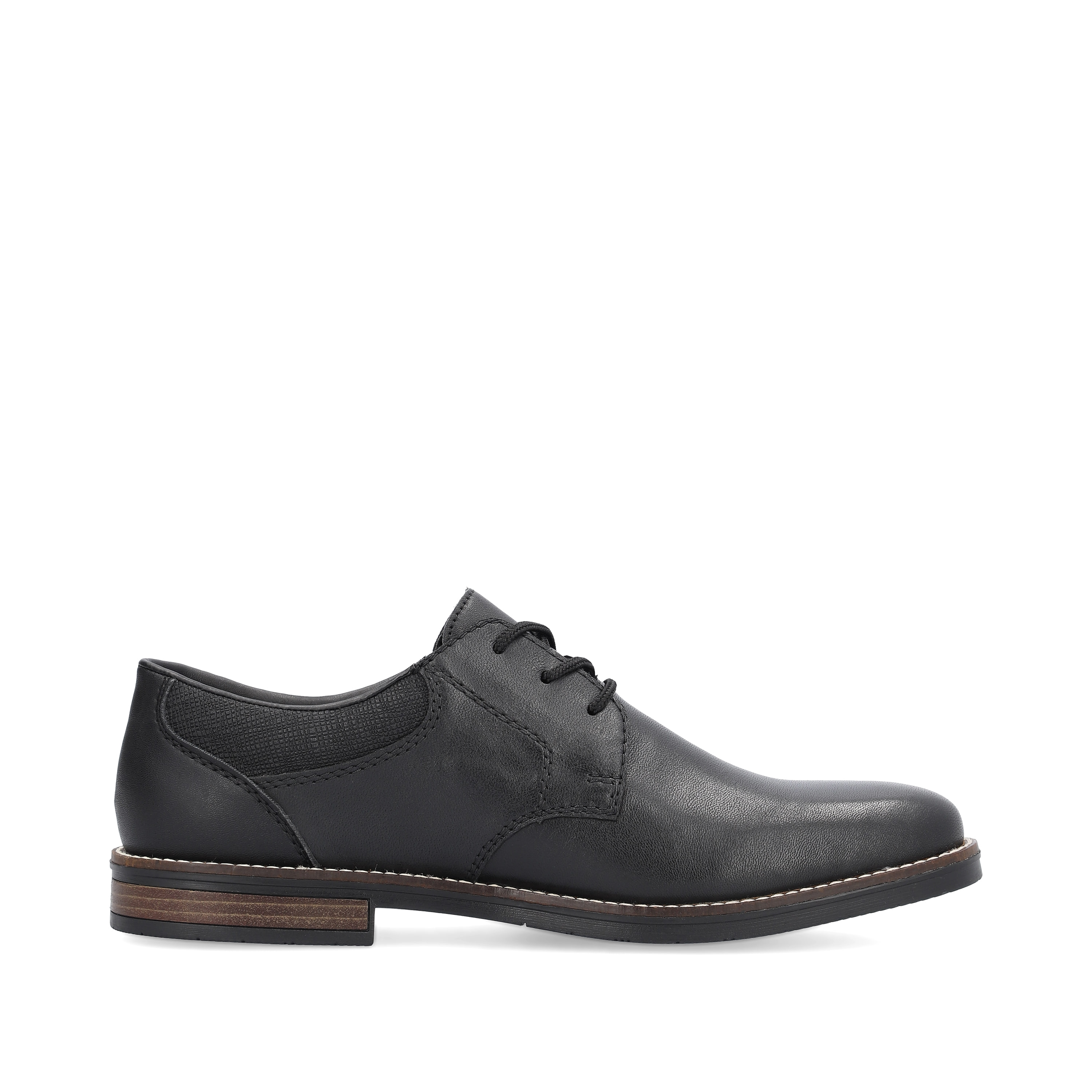 Rieker Herren Schnürschuhe nachtschwarz