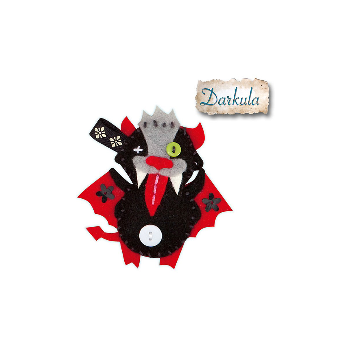 Filzbastelset Mini Monster Friends, 8 Stück