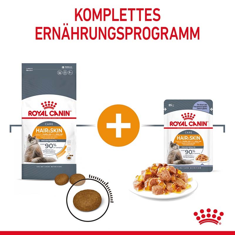 ROYAL CANIN Nassfutter ROYAL CANIN Hair & Skin 12x85g in Gelee