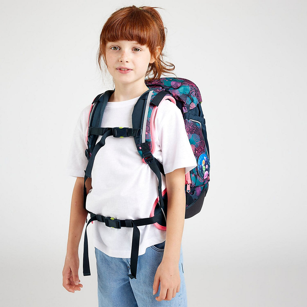 Schulranzenset pack Main KorallBär, 5-tlg. (2023)