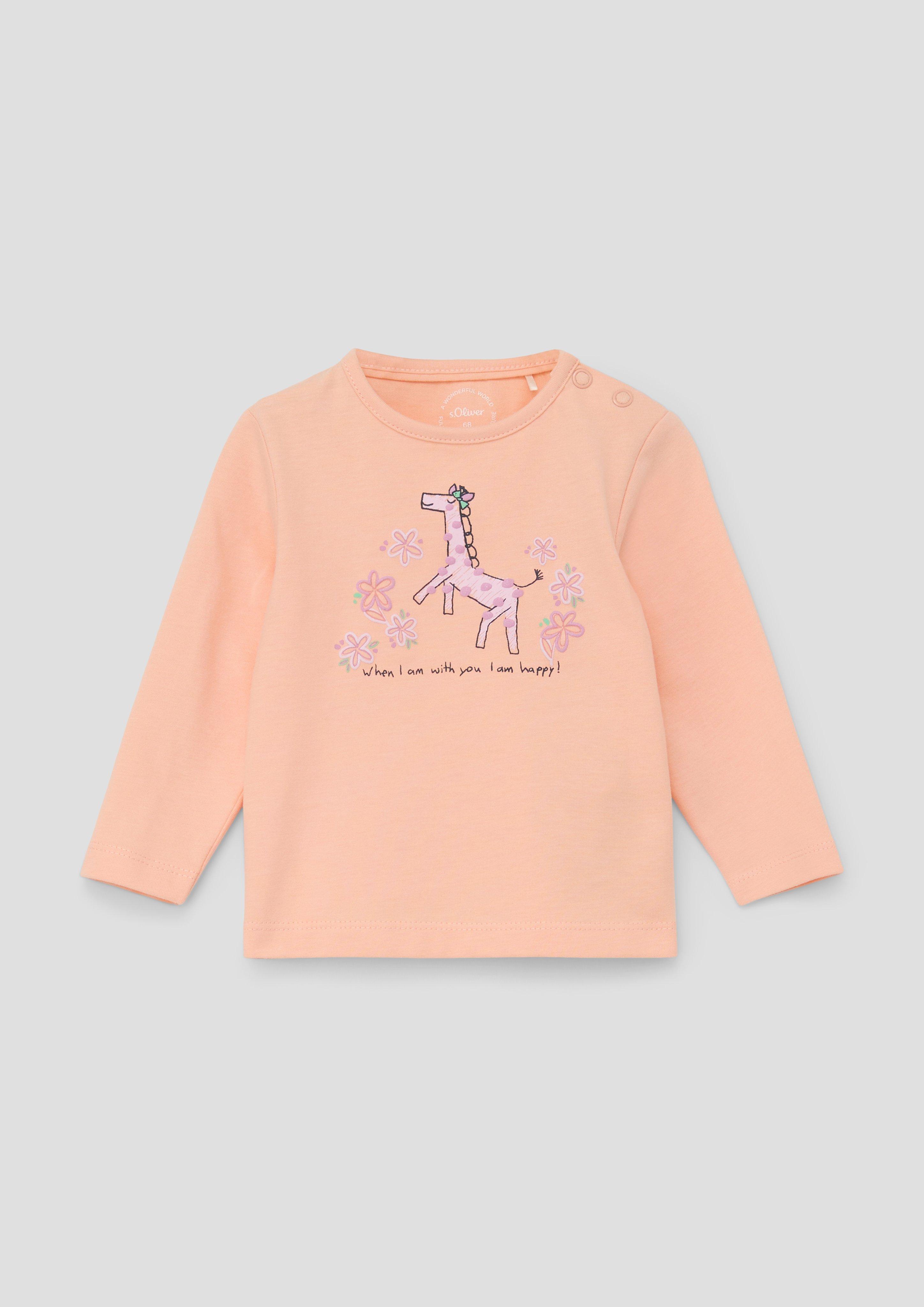 Longsleeve mit Frontprint  2140152-2018