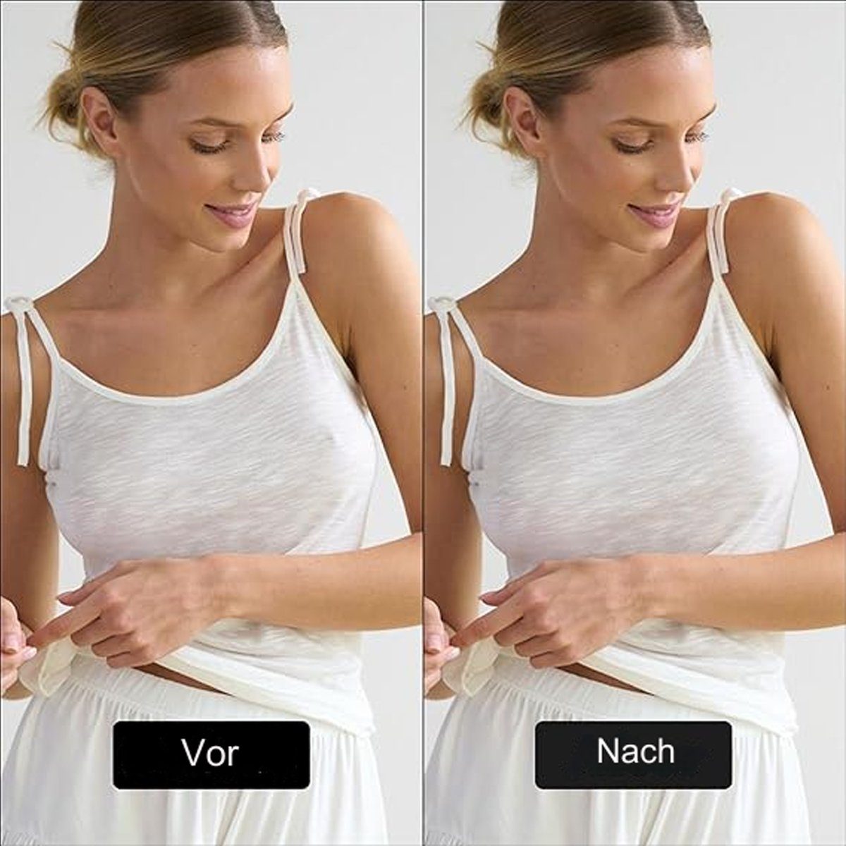 B.X BH-Einlagen 4-teiliges Set Pasties Frauen Brustwarzenabdeckungen Wiederverwendbar (4 Paar), Selbstklebend pads Silikon Brustwarzenlose Abdeckungen BH für Kleid