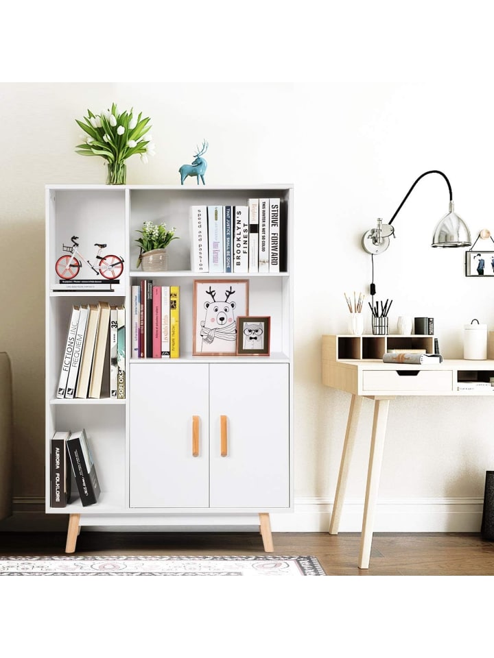 COSTWAY Sideboard in Weiß günstig kaufen 80 cm