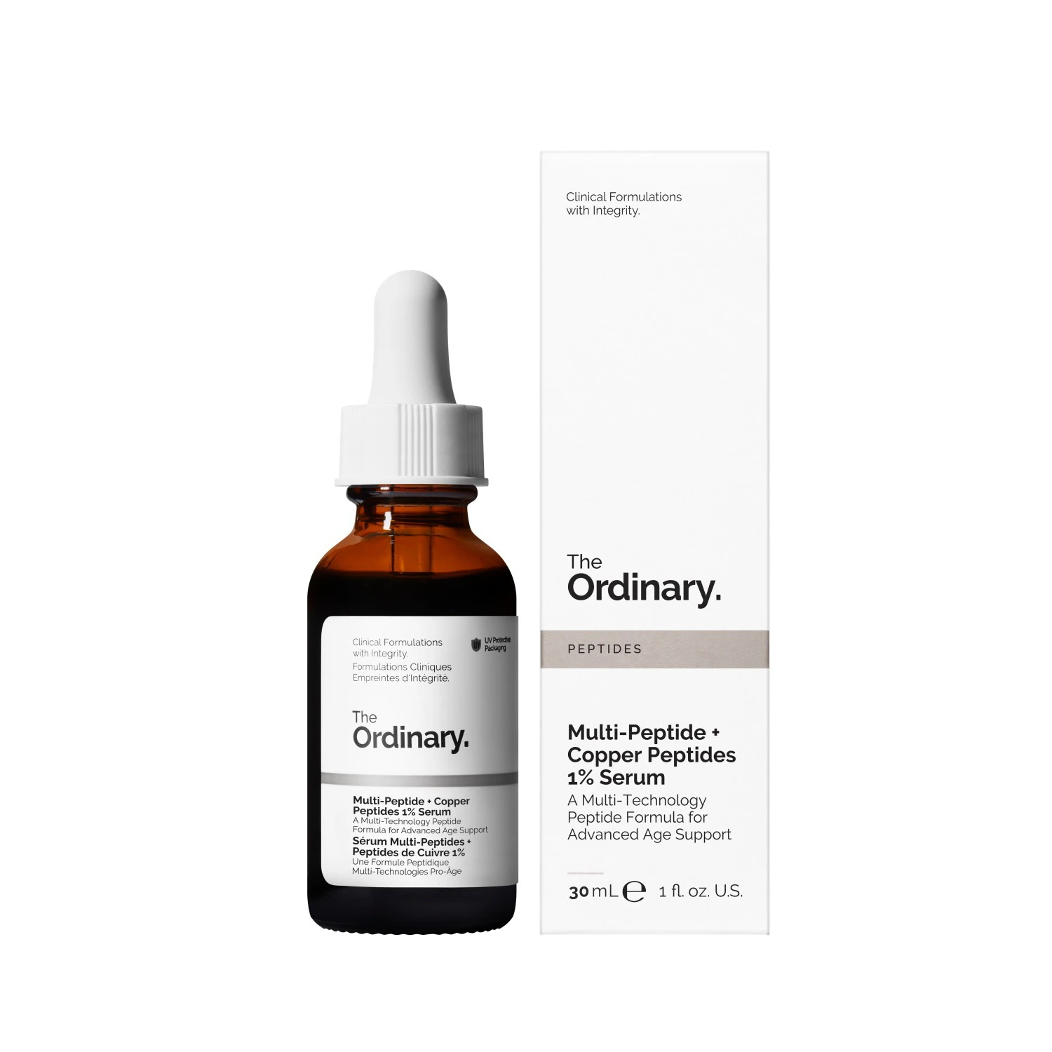 Obyčajné multipeptidové sérum + 1 % medených peptidov