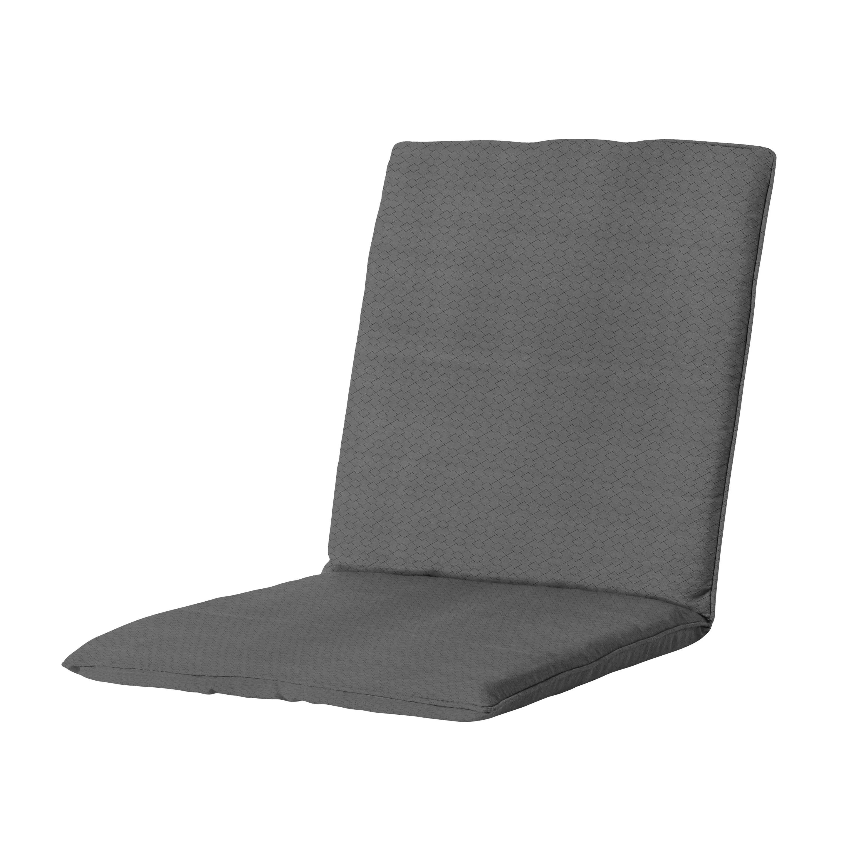 Madison Check Grey 97x49 Kissen mit hoher Rückenlehne