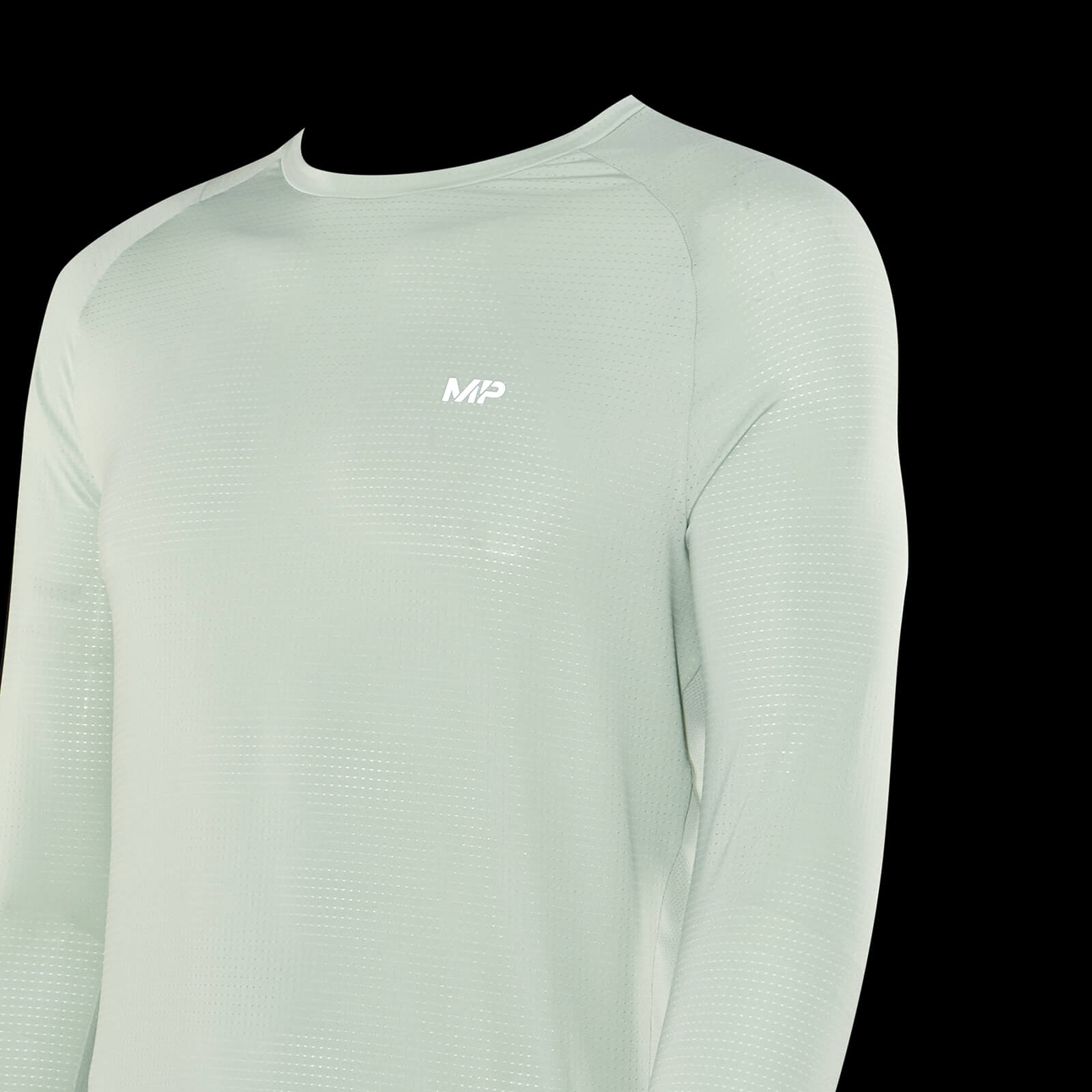 T-shirt à manches longues MP Velocity Ultra pour hommes – Vert givré