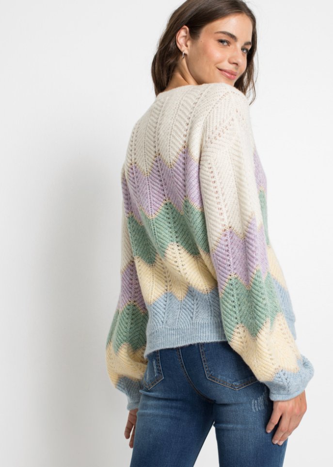 gemusterter Pullover