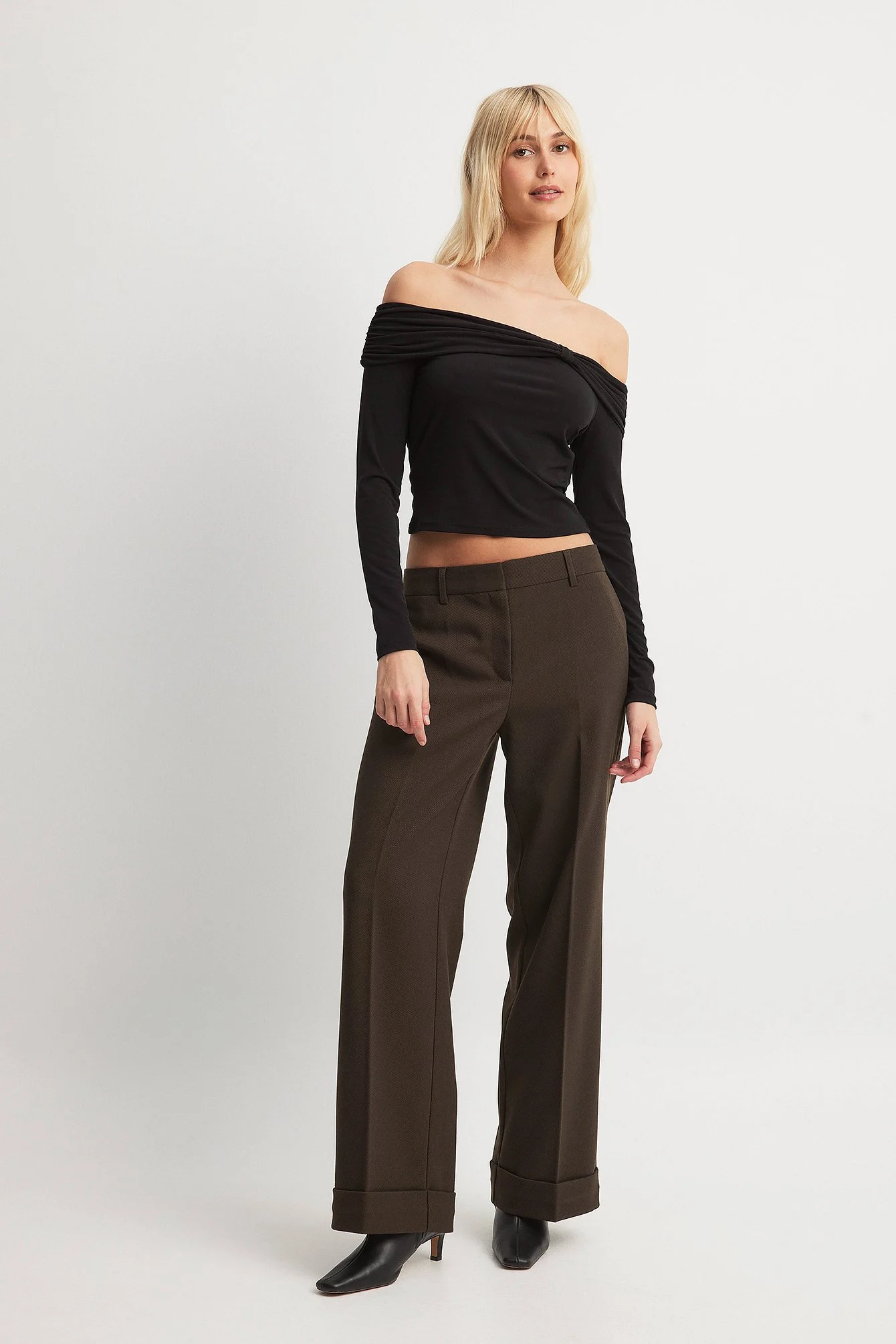Schulterfreies Top