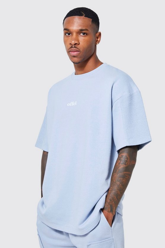 Oversize T-Shirt mit Silikon-Print