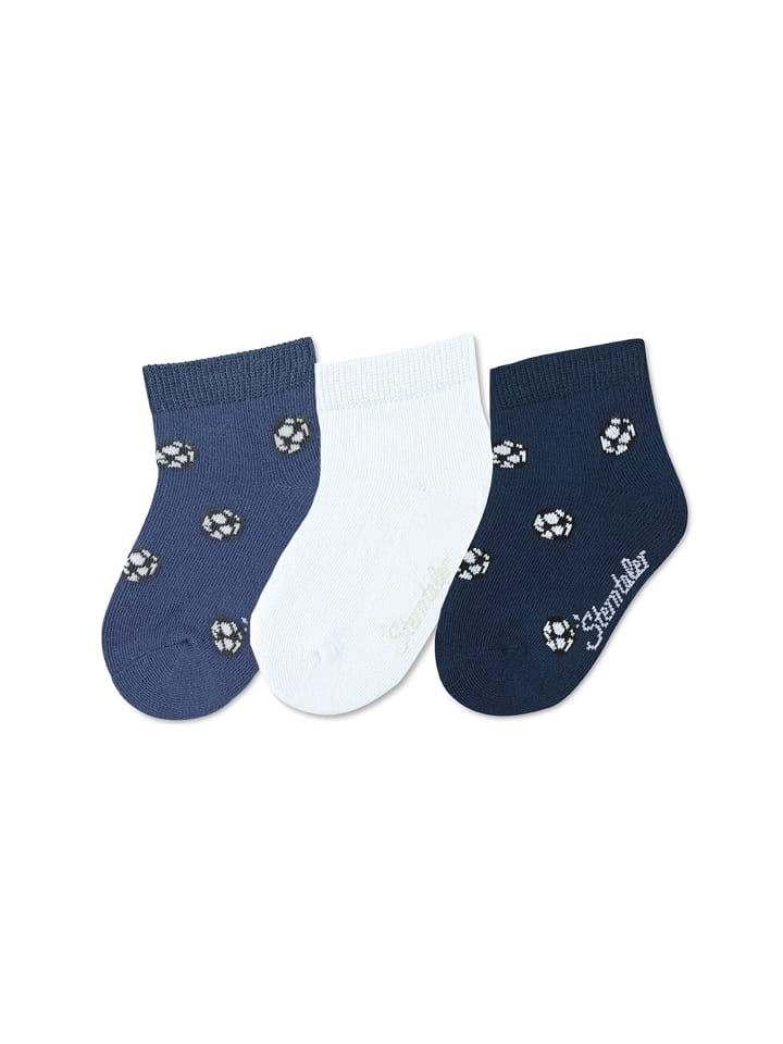 Sterntaler Sneaker-Socken 3er-Pack Fußball in helles blau günstig kaufen 18