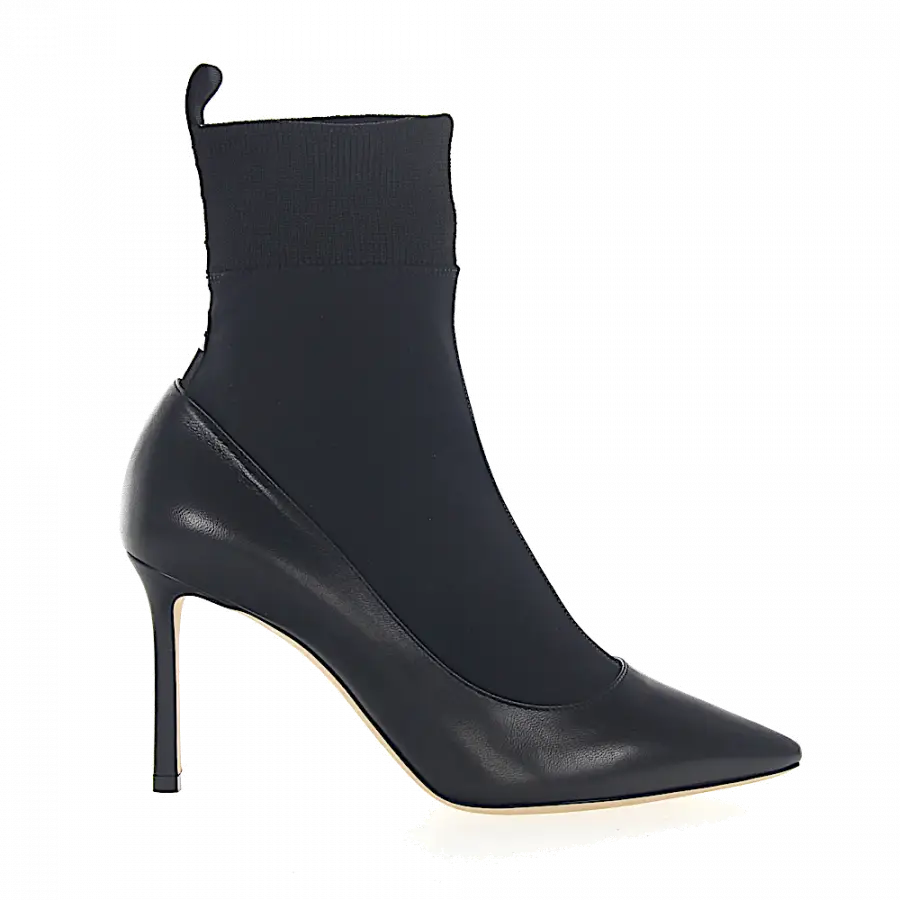 Jimmy Choo - Klassische Stiefeletten BRANDON 85 Stretch - schwarz