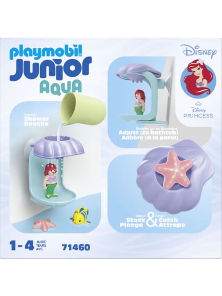 Playmobil Spielfigur Set 1.2.3 & Disney Arielles Muscheldusche, 4-10 Jahre günstig kaufen onesize