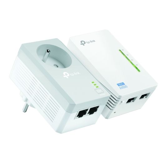 CPL Wifi DUO TP-Link AV600 Mbps cu switch WIFI N300 - KIT TL-WPA4225