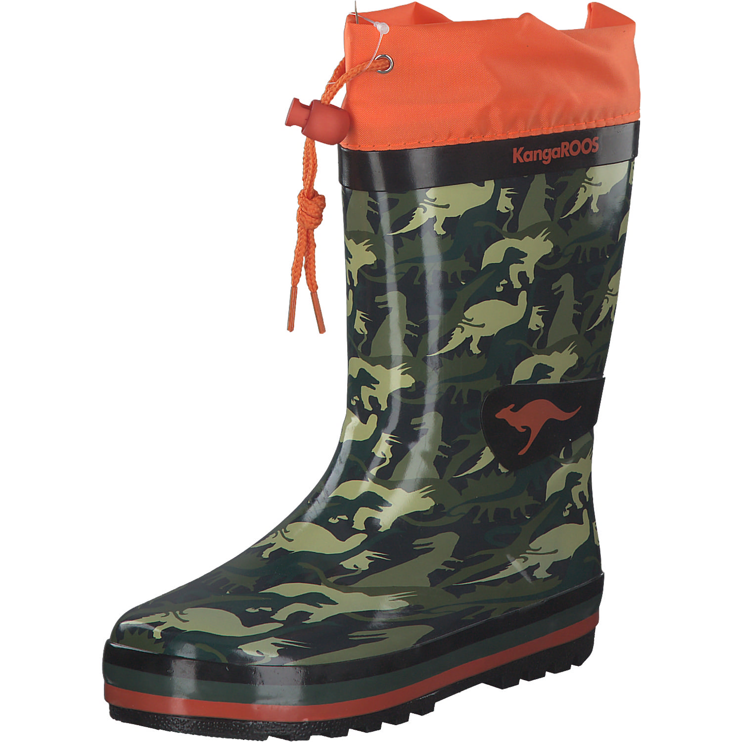KangaROOS K-Rain 18244, Gummistiefel, Kinder, Olive