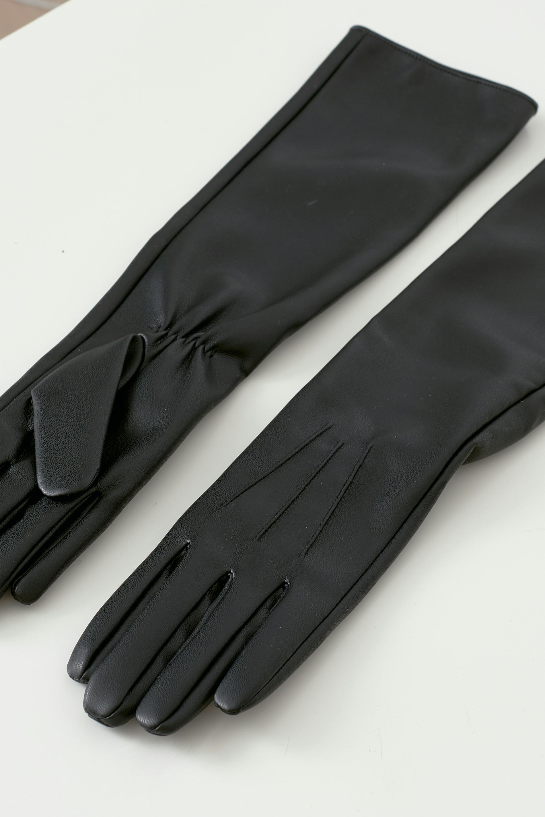 Long pu gloves